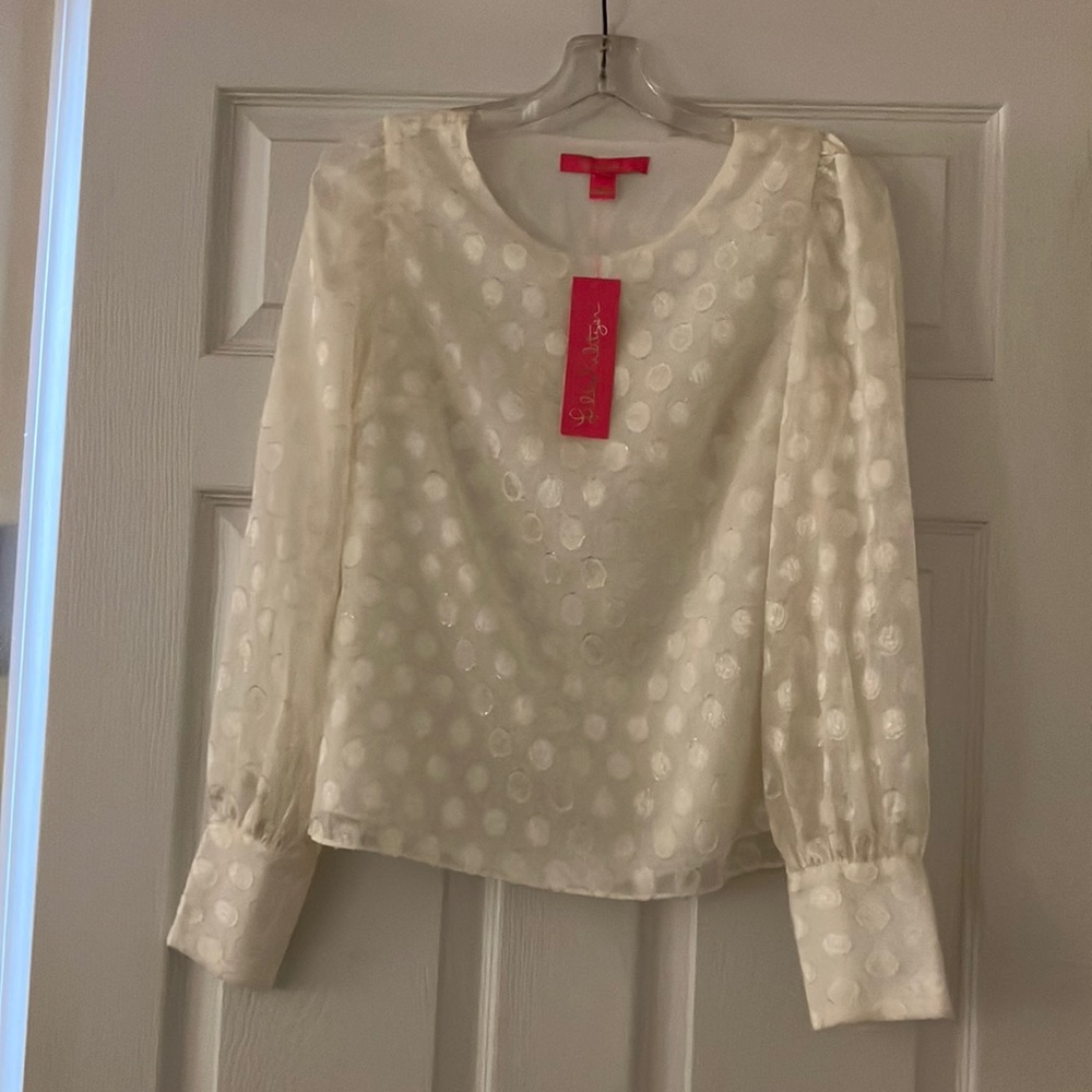 NEW WITH TAGS, Lilly Pulitzer Lambert top, XXS